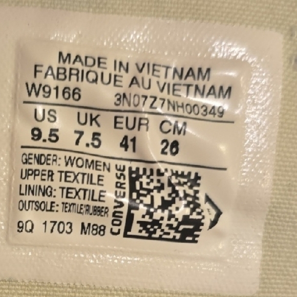 Converse All Star Black Canvas Shoes - Picture 7 of 8